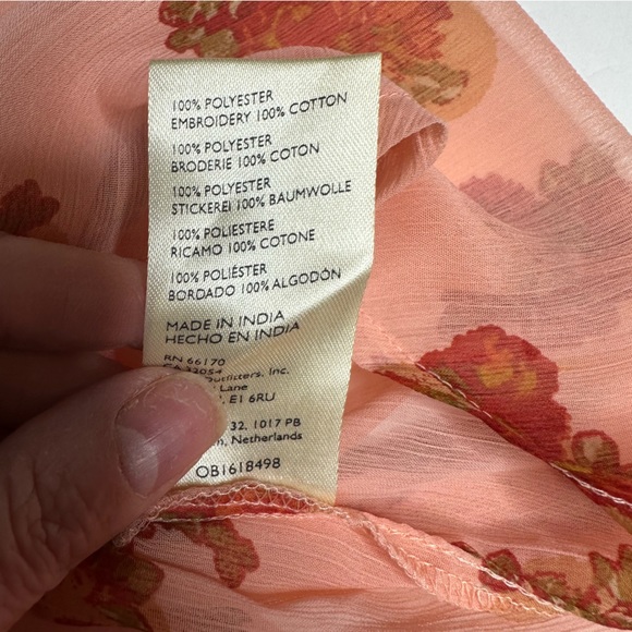 NWOat Free People Patricia Embroidered Blouse xs - Picture 14 of 15